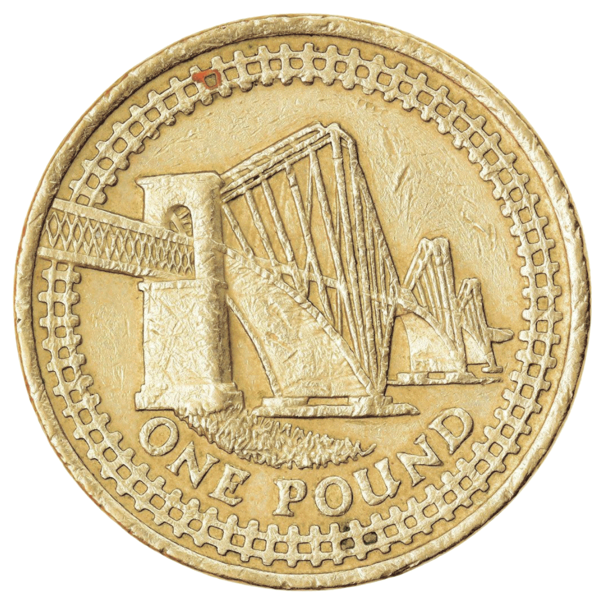 The main currency of the UK, the GBP £1 coin replaced the previous £1 banknote in April 1983. The round coin was replaced by a 12-sided one-pound coin in March 2017.