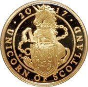 2017 queens beasts unicorn of scotland gold quarter ounce reverse.jpg