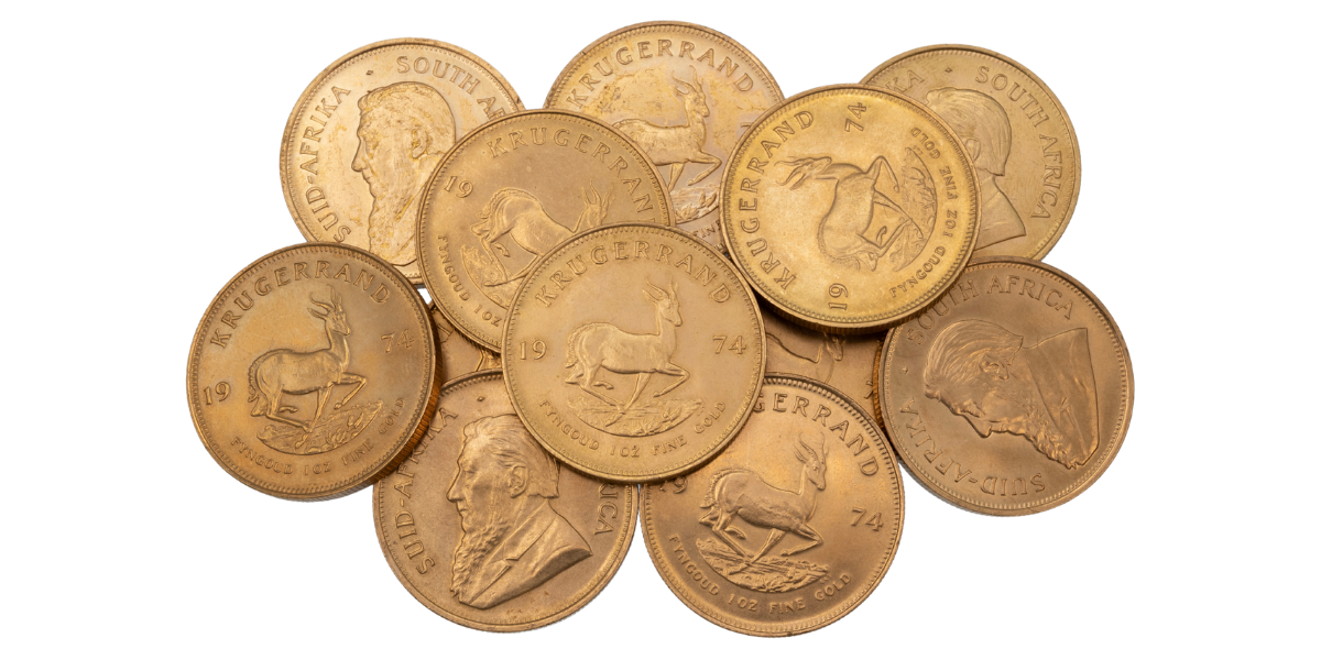 We buy all genuine South African gold Krugerrands, regardless of type, date and condition.