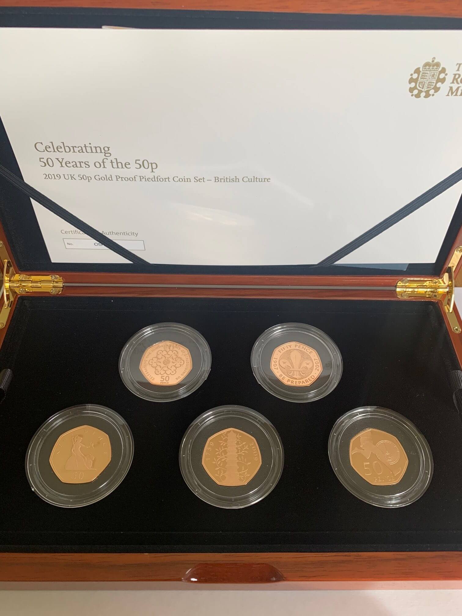 2019 culture piedfort 5 coin gold proof fifty pence set rotated.jpg
