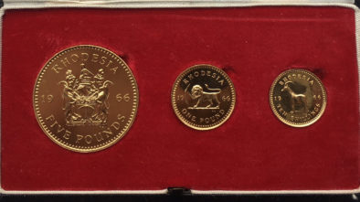 1966 Rhodesia Gold Set