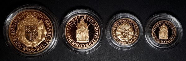 989 500th Anniversary of Gold Sovereign 4-Coin Set