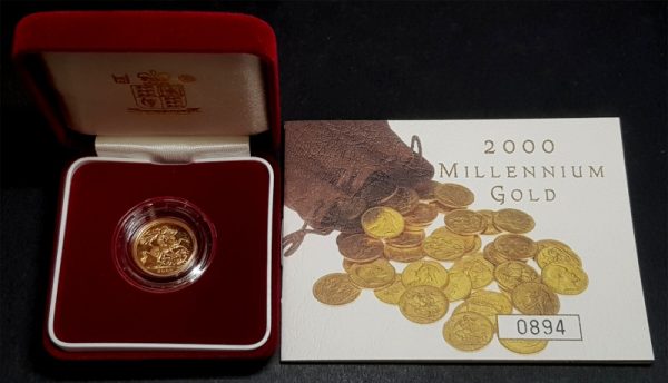 2000 Gold Proof Half-Sovereign