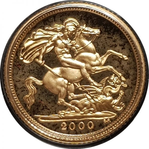 2000 Gold Proof Half-Sovereign