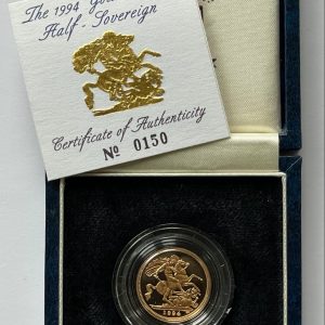 1994 Gold Proof Half Sovereign