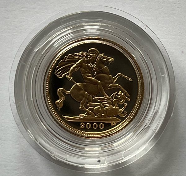 2000 Gold Proof Half Sovereign