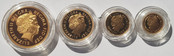 2000 4 Coin Gold Proof Sovereign Set