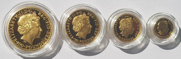 2004 4 Coin Gold Proof Sovereign Set