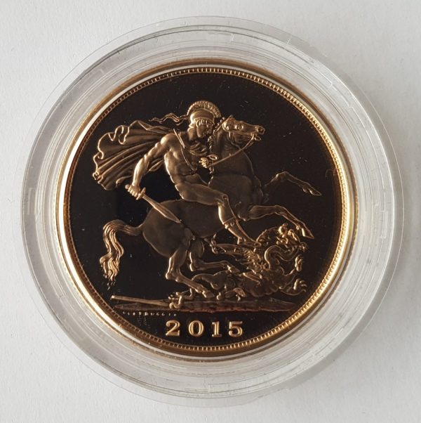 2015 Brilliant Uncirculated Gold Five Pounds
