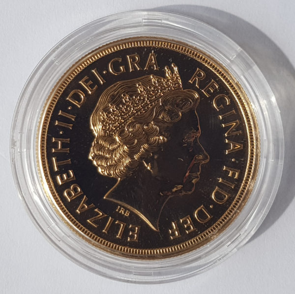 2002 Brilliant Uncirculated Gold Five Pounds