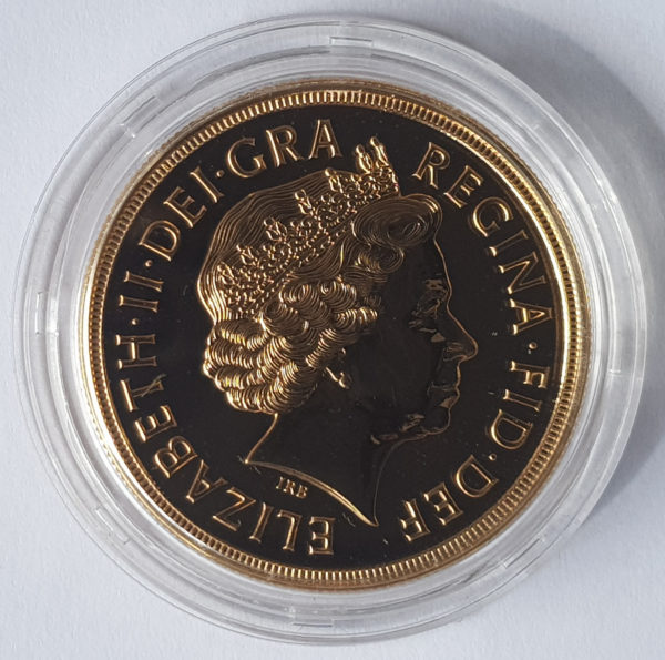 2005 Brilliant Uncirculated Gold Five Pounds