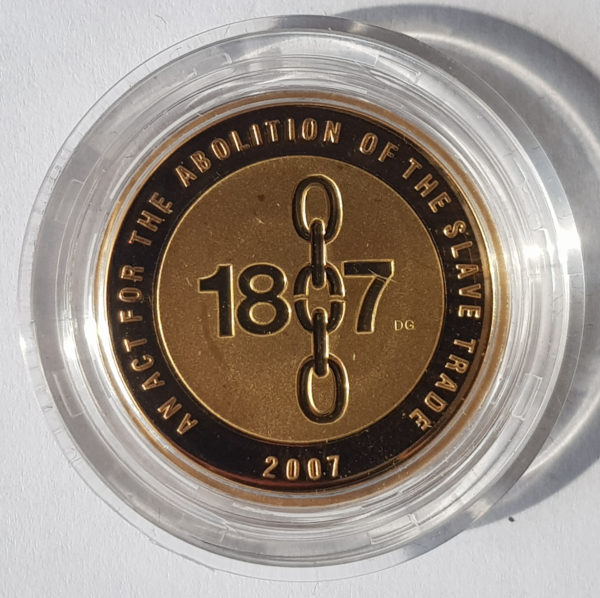 2007 Slavery Gold Proof Two Pounds