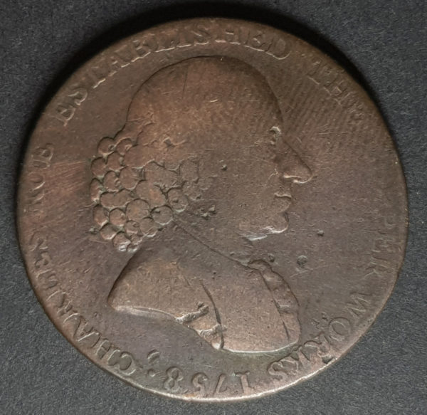 1791 Half Penny Token