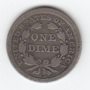 1857 United States One Dime