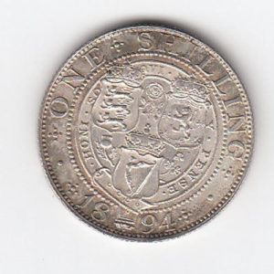 1894 Queen Victoria Silver Shilling
