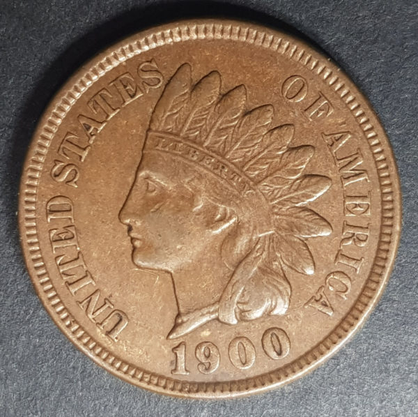 1900 United States Indian Head One Cent