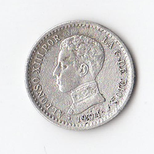 1904 Spain 50 Cents