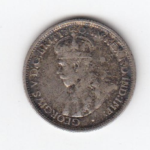 Obverse 1911 Australia Silver Sixpence