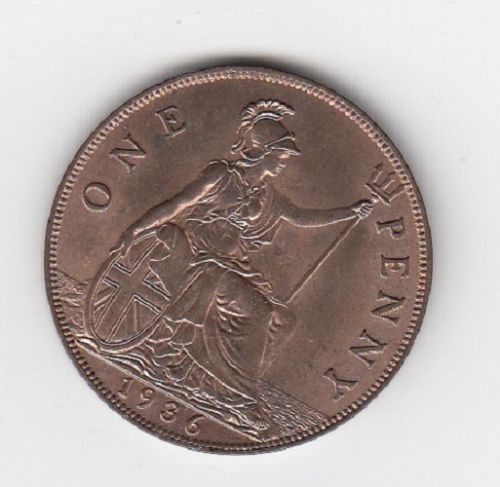 1936 King George V Penny
