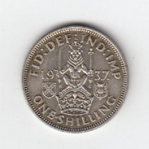1937 KingGeorge VI Silver Scottish Shilling