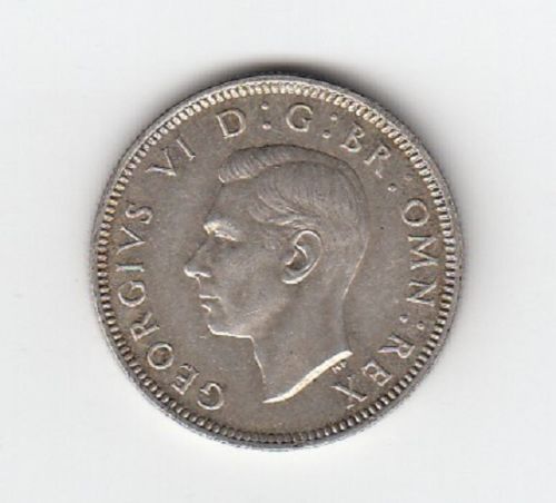 1937 KingGeorge VI Silver Scottish Shilling