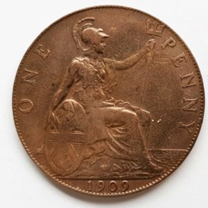 1909 King Edward VII One Penny