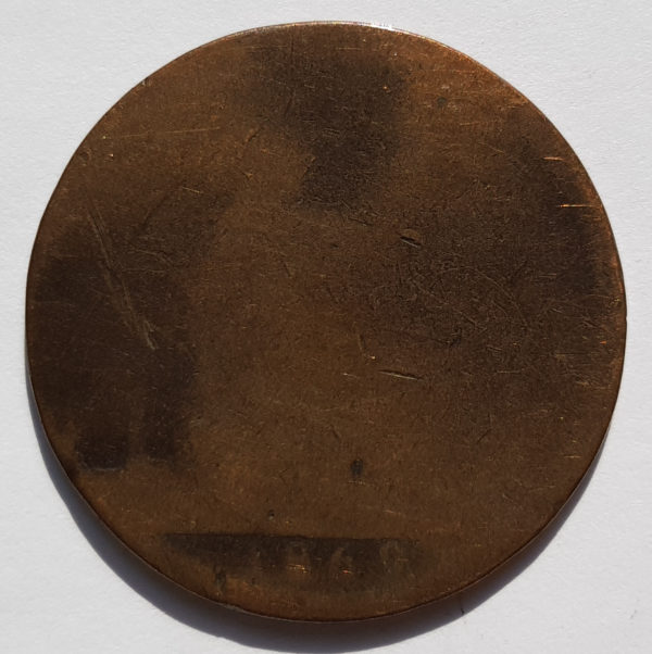 1869 Queen Victoria Half-Penny