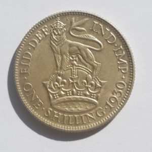 1930 King George V Silver Shilling