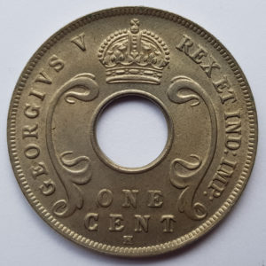 1912 East Africa & Uganda Protectorate One Cent