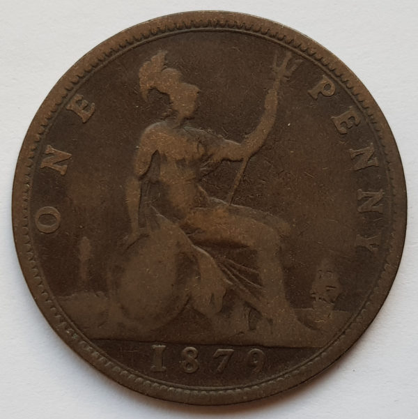 1879 Queen Victoria Penny