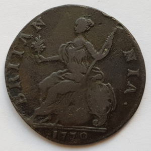 1770 King George Half Penny