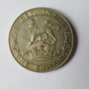 1920 King George V Silver Shilling