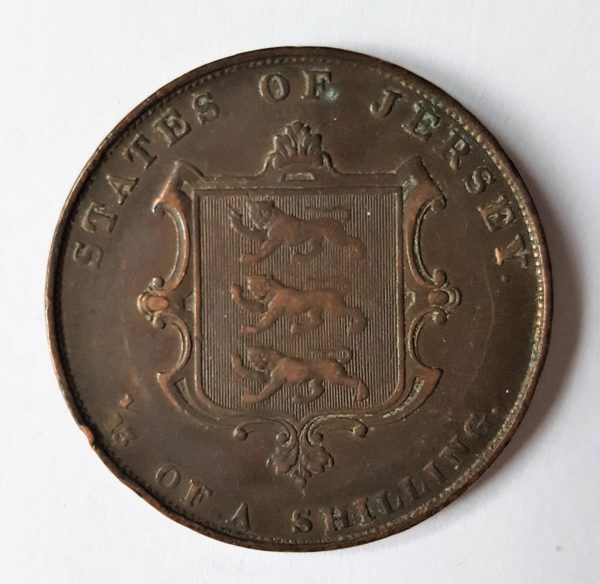 1861 Jersey 1/3 Shilling