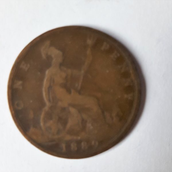 1889 Queen Victoria Penny