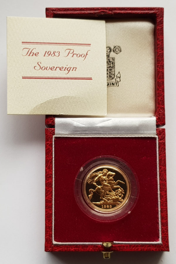 1983 Gold Proof Sovereign