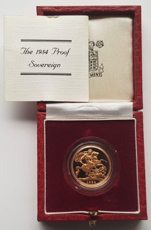 1984 Gold Proof Sovereign