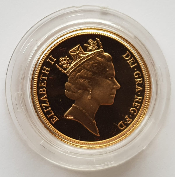 1986 Gold Proof Sovereign 2
