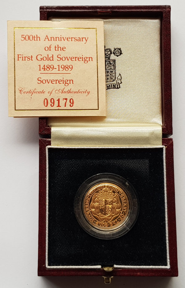 1989 Gold Proof Sovereign