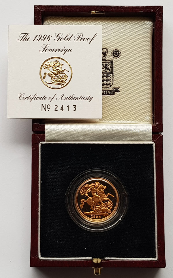 1996 Gold Proof Sovereign
