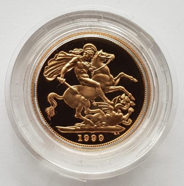1999 Gold Proof Sovereign 1