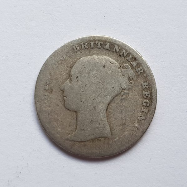 1849 Queen Victoria Silver Fourpence