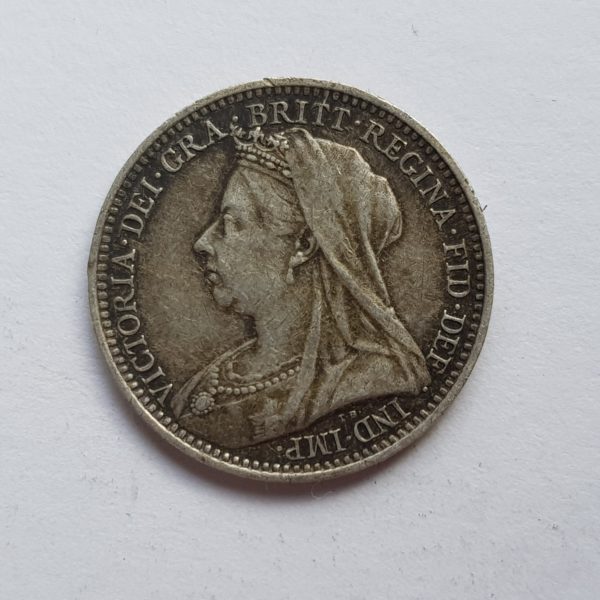 1893 Queen Victoria Silver Threepence