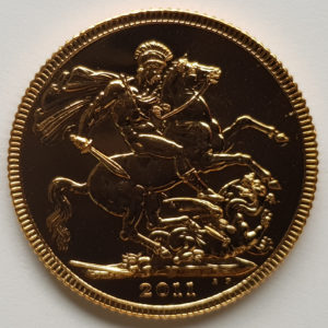 2011 Queen Elizabeth II Gold Uncirculated Sovereign