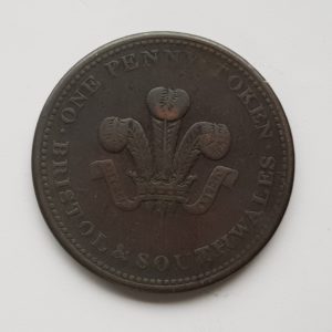 1811 Bristol & South Wales One Penny Token