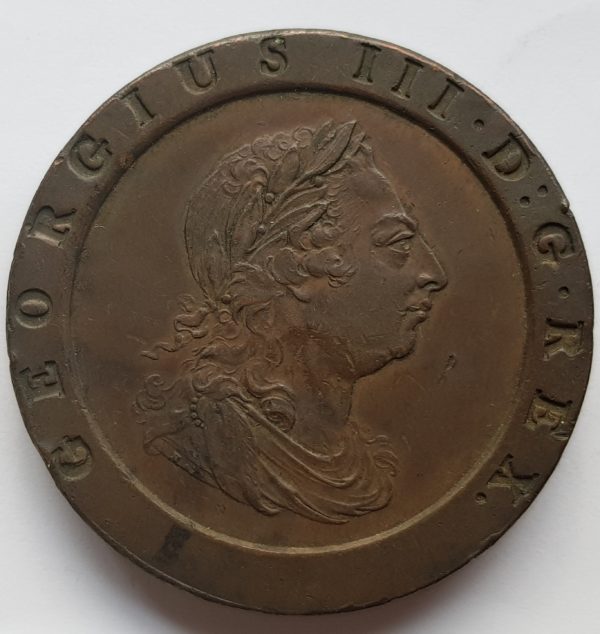 1797 King George Cartwheel Penny