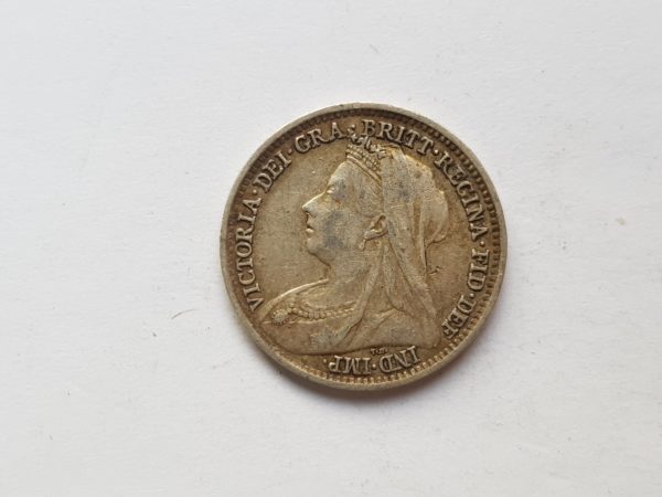 1887 Queen Victoria Silver Threepence