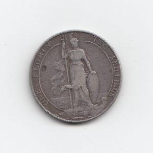 1903 King Edward VII Silver Florin