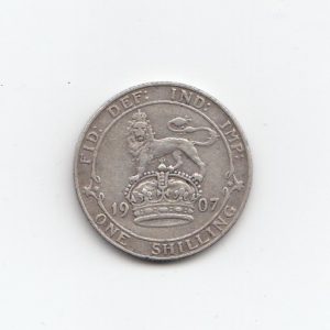 1907 King Edward VII Silver Sixpence