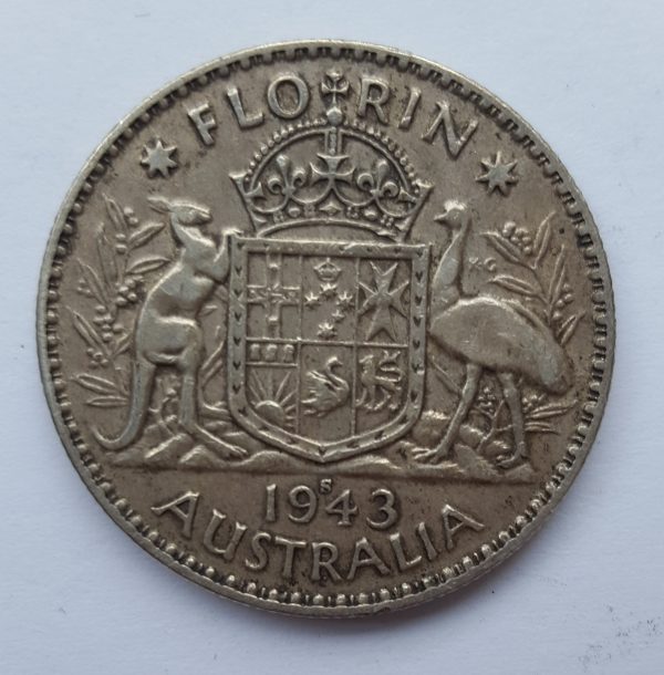 1943 Australia Silver Florin