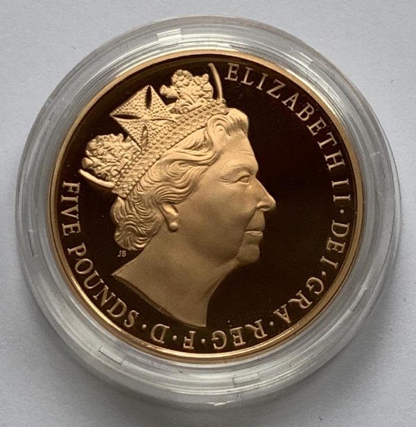 2015 Longest Reigning Monarch Gold Proof Five Pounds